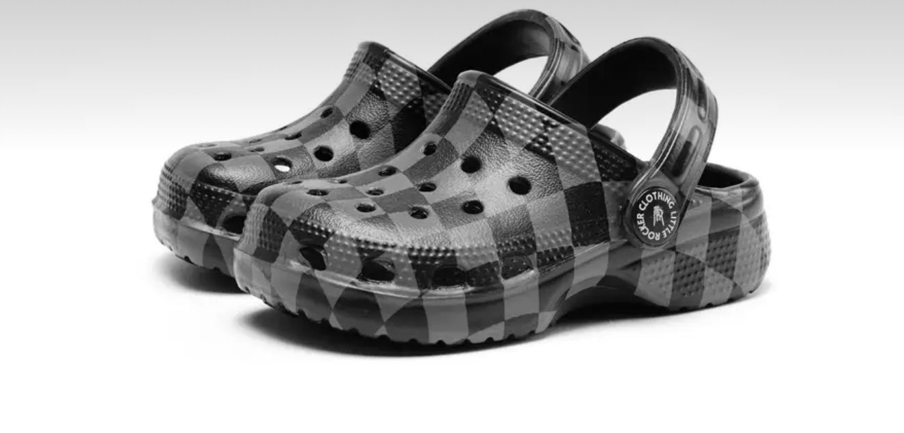 Checkered clogs YOUTH