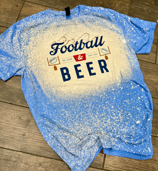 Football & Beer tee