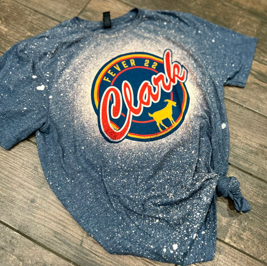 Bleached basketball tee