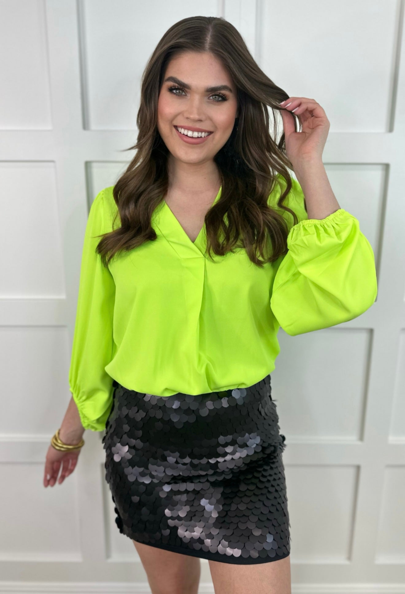 Ready to Shimmer Sequin skirt