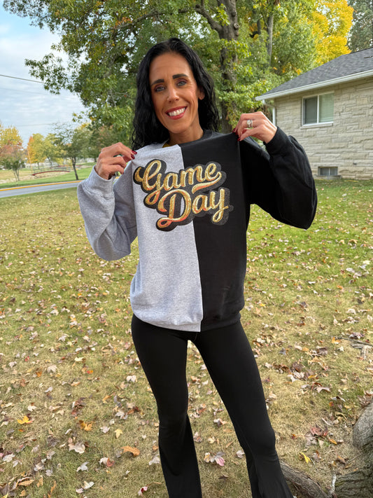 Split crewneck Gameday