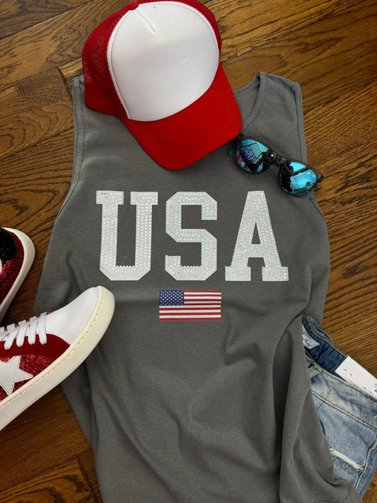 USA Spangle tanktop