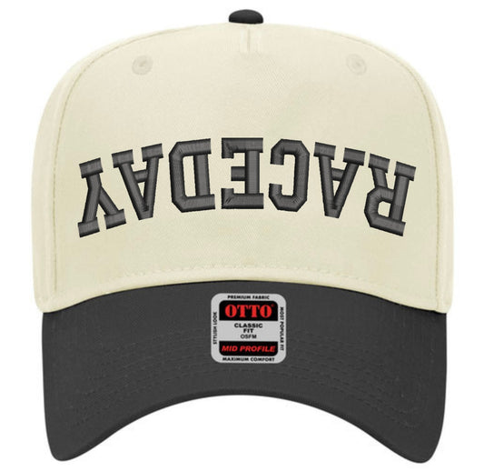 Embroidered upside down hat