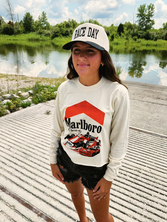 Vintage Racing cropped Long sleeve