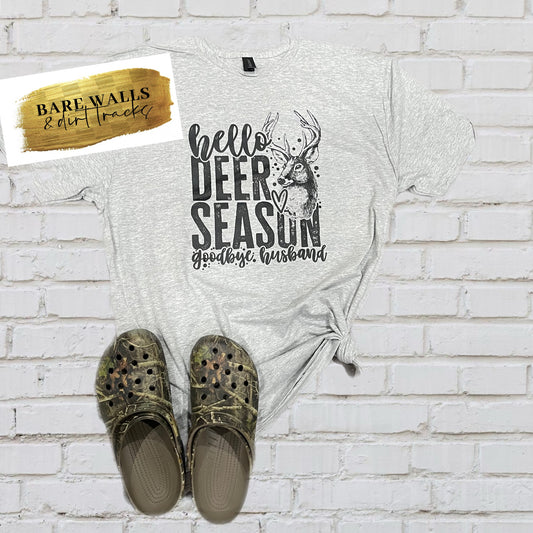 Hello Deer Season, goodbye husband