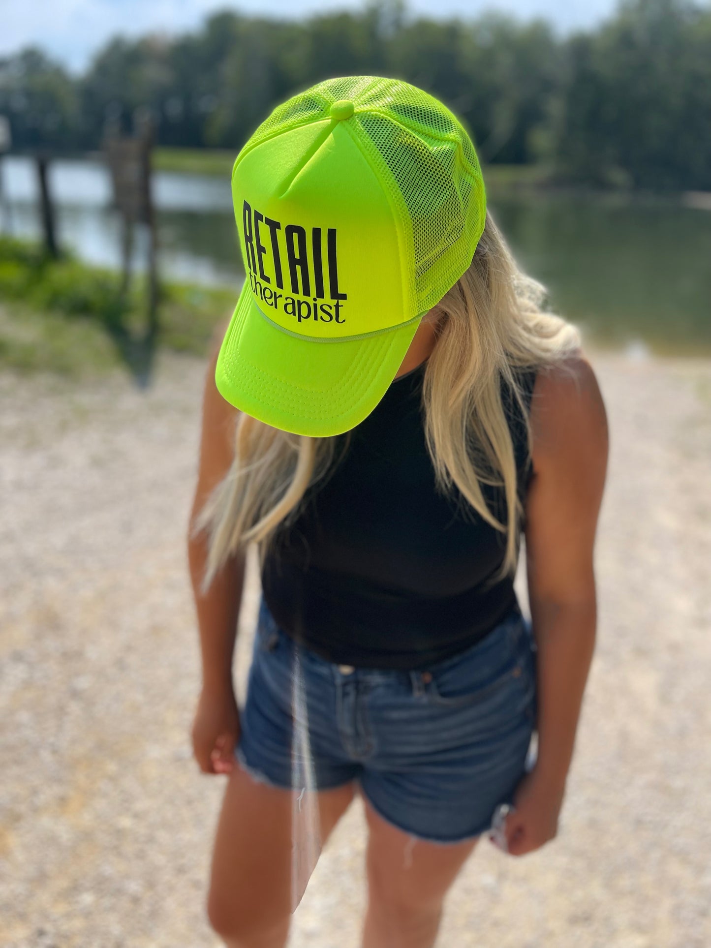 Mesh trucker Retail Therapist