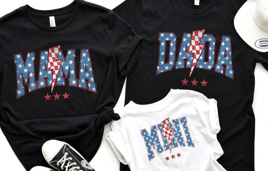 Patriotic Mama /Dada/Mini