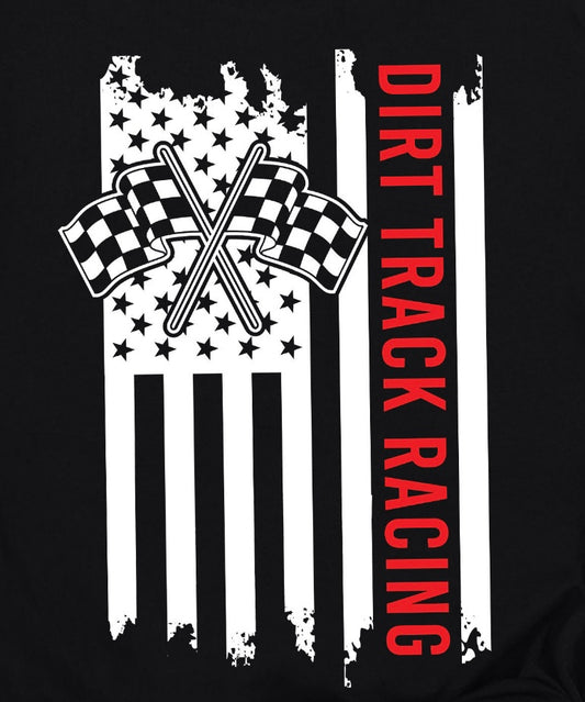 Dirt Track Racing flag tanktop