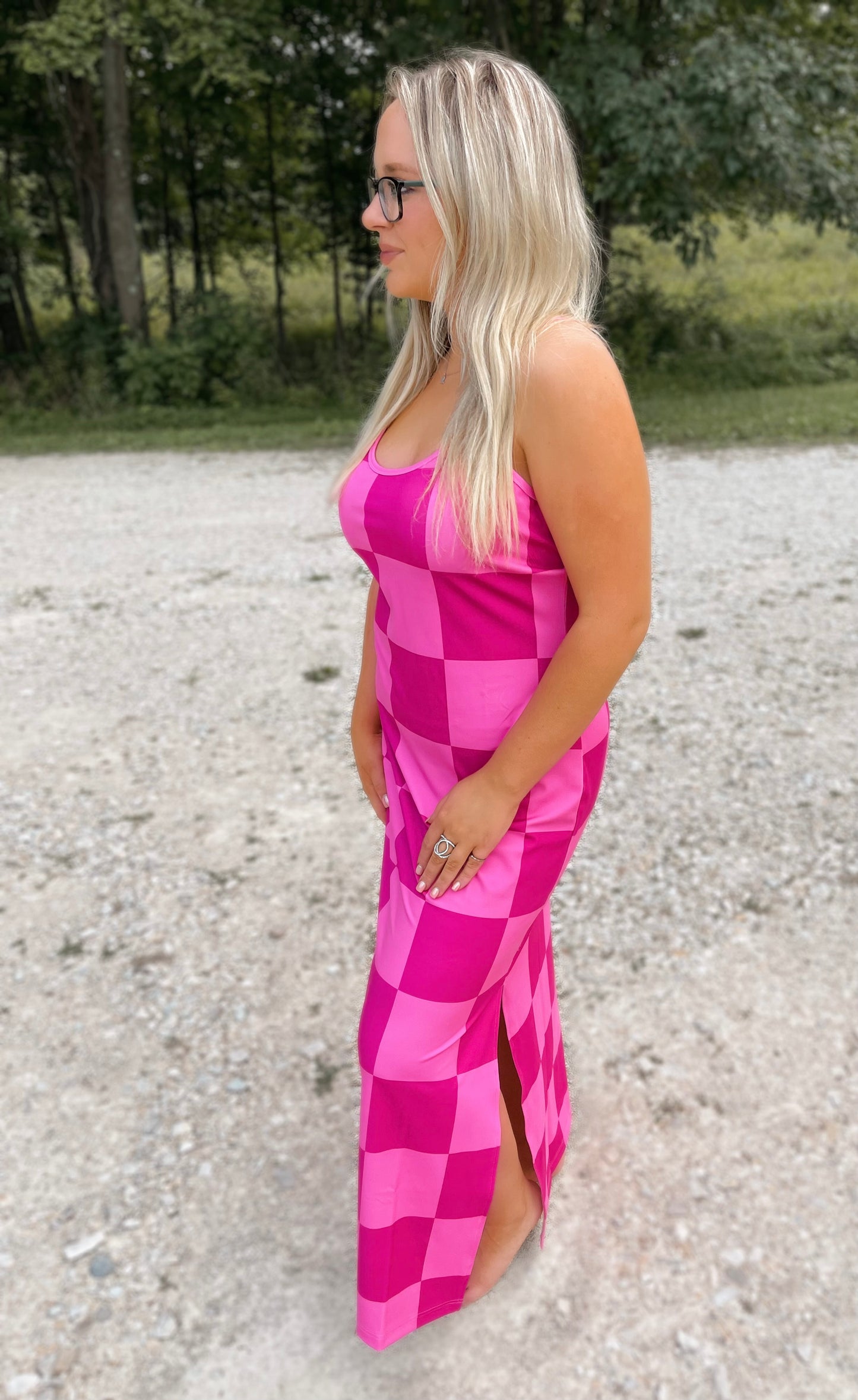 Checked out Checkered Dress