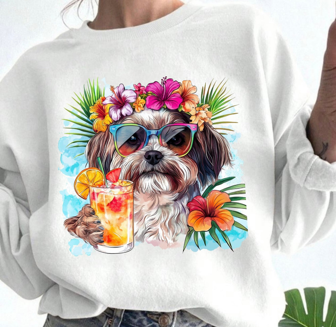 Custom Summer Dog tshirt