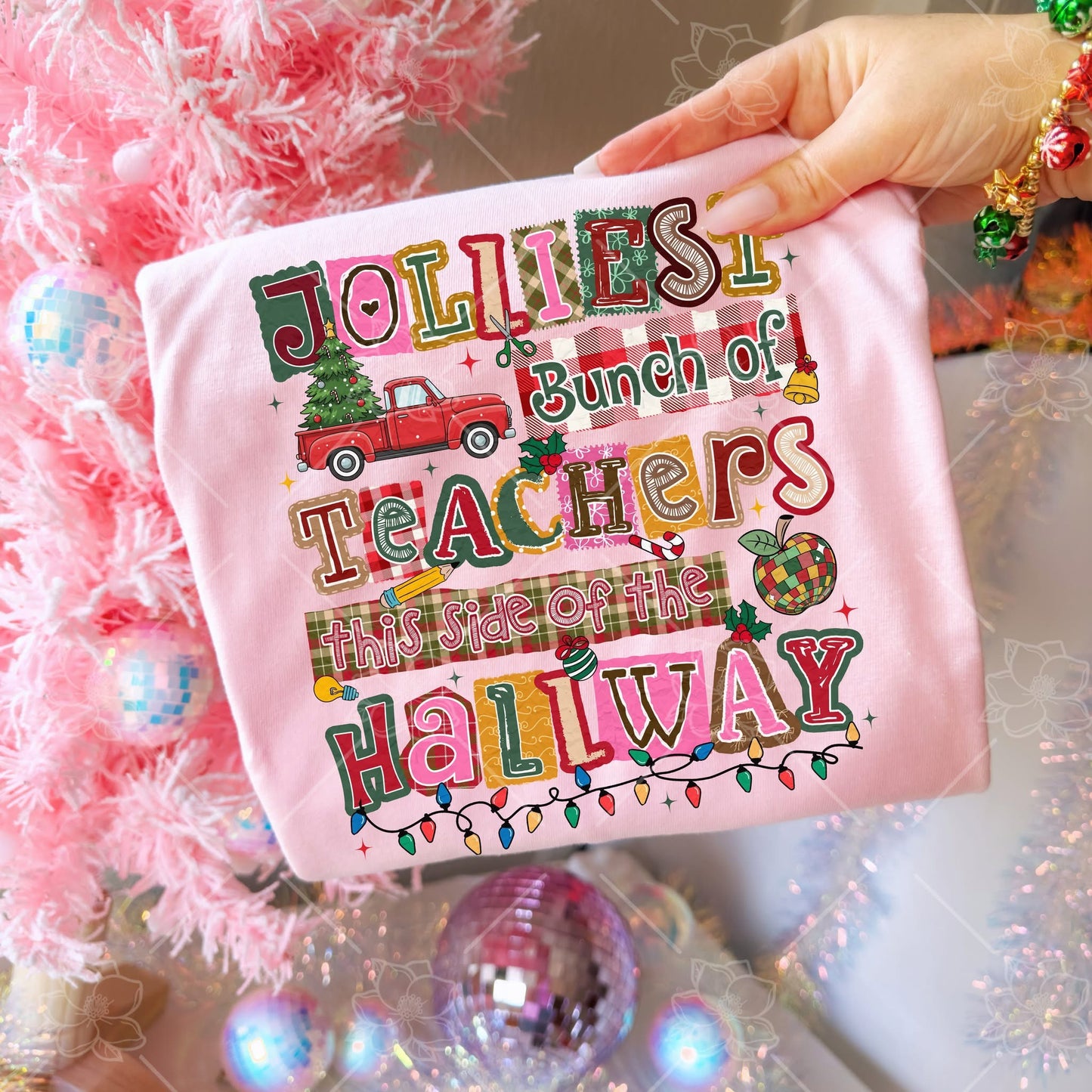 Jolliest bunch of Teachers tshirt