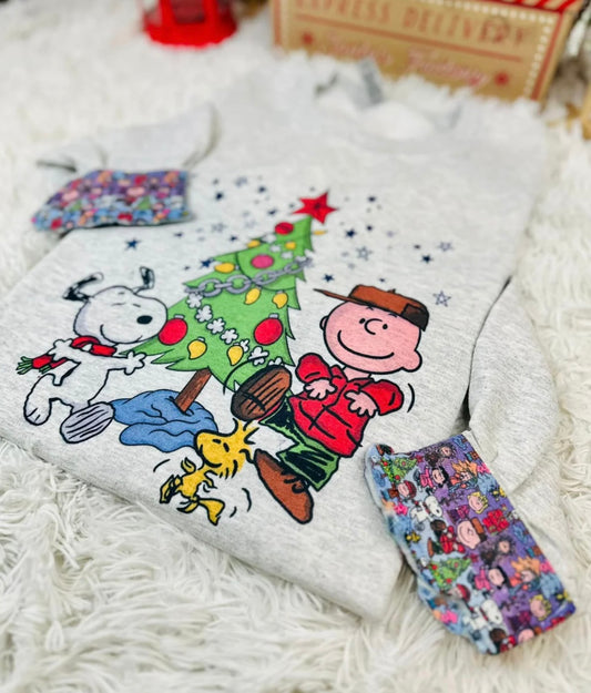 Charlie & 🐶 Christmas crewneck