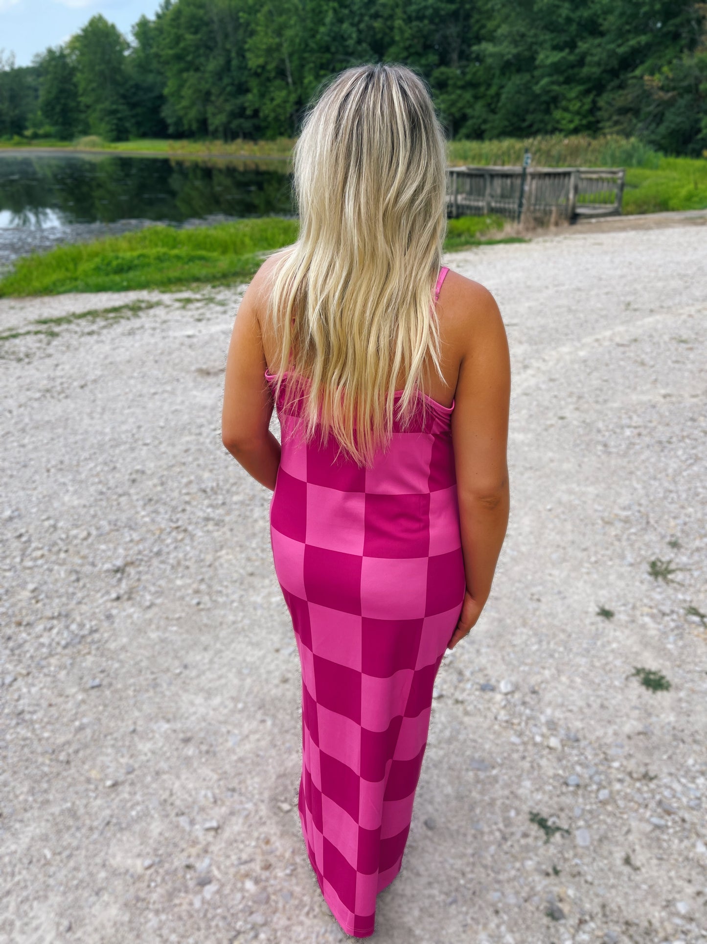 Checked out Checkered Dress
