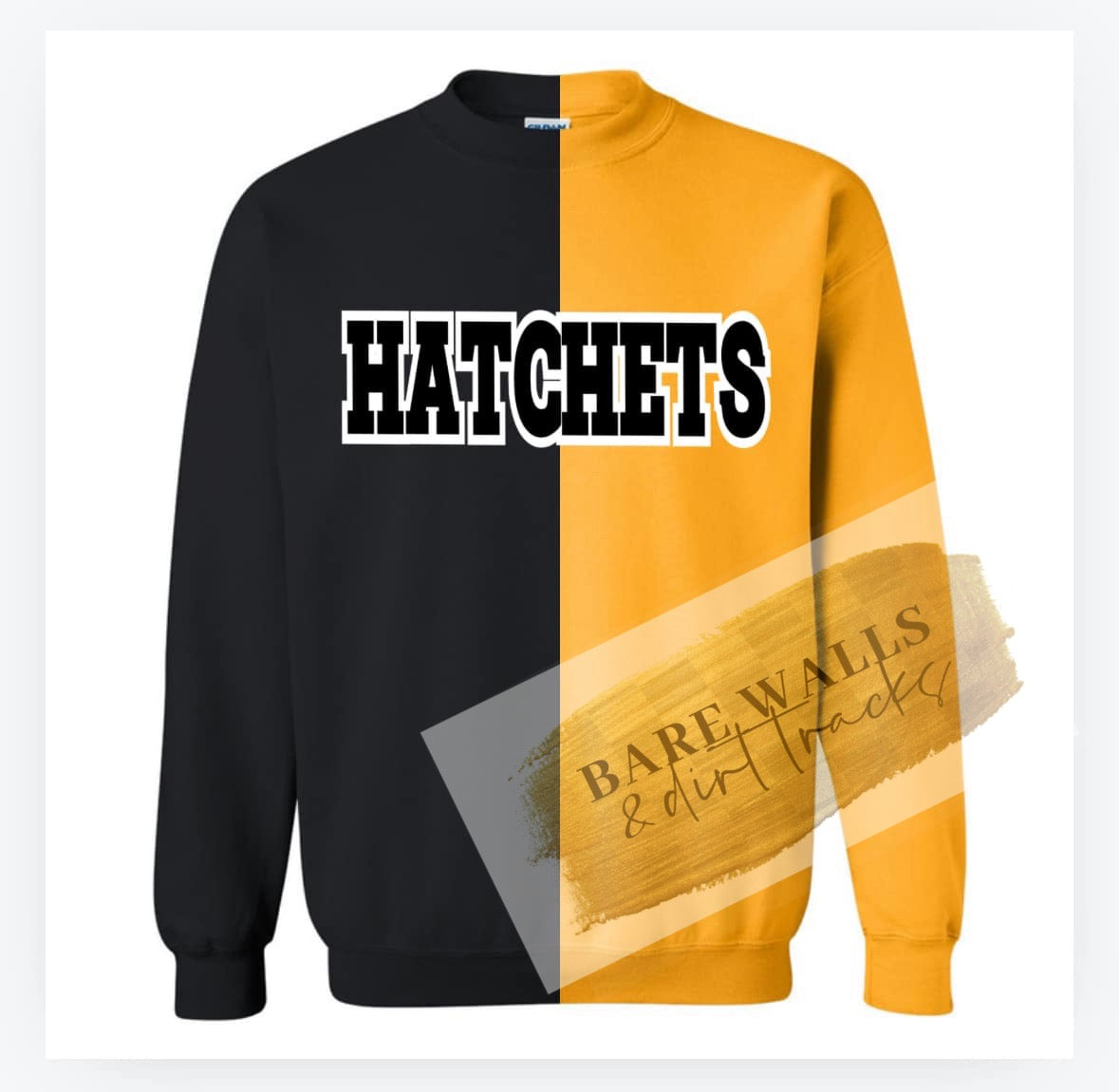 Split crewneck