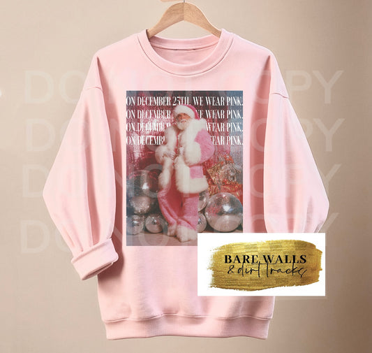 December 25th we wear pink