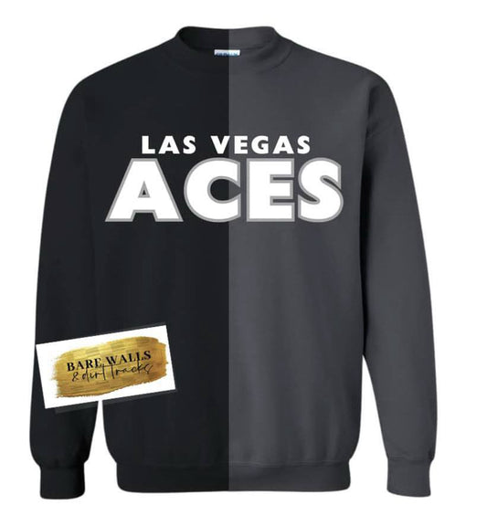LV split crewneck